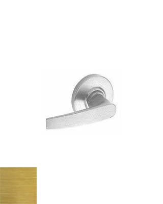 Satin Brass Single Dummy Door Lever Q3677