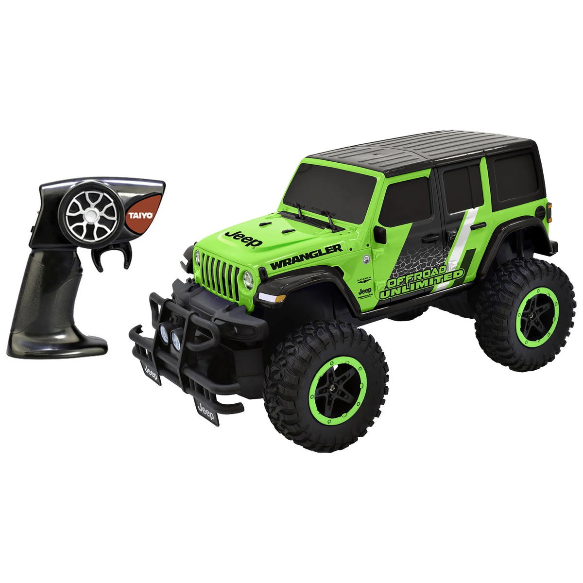 1:16 Scale R/C Jeep Wrangler Sahara Unlimited in Green P599218