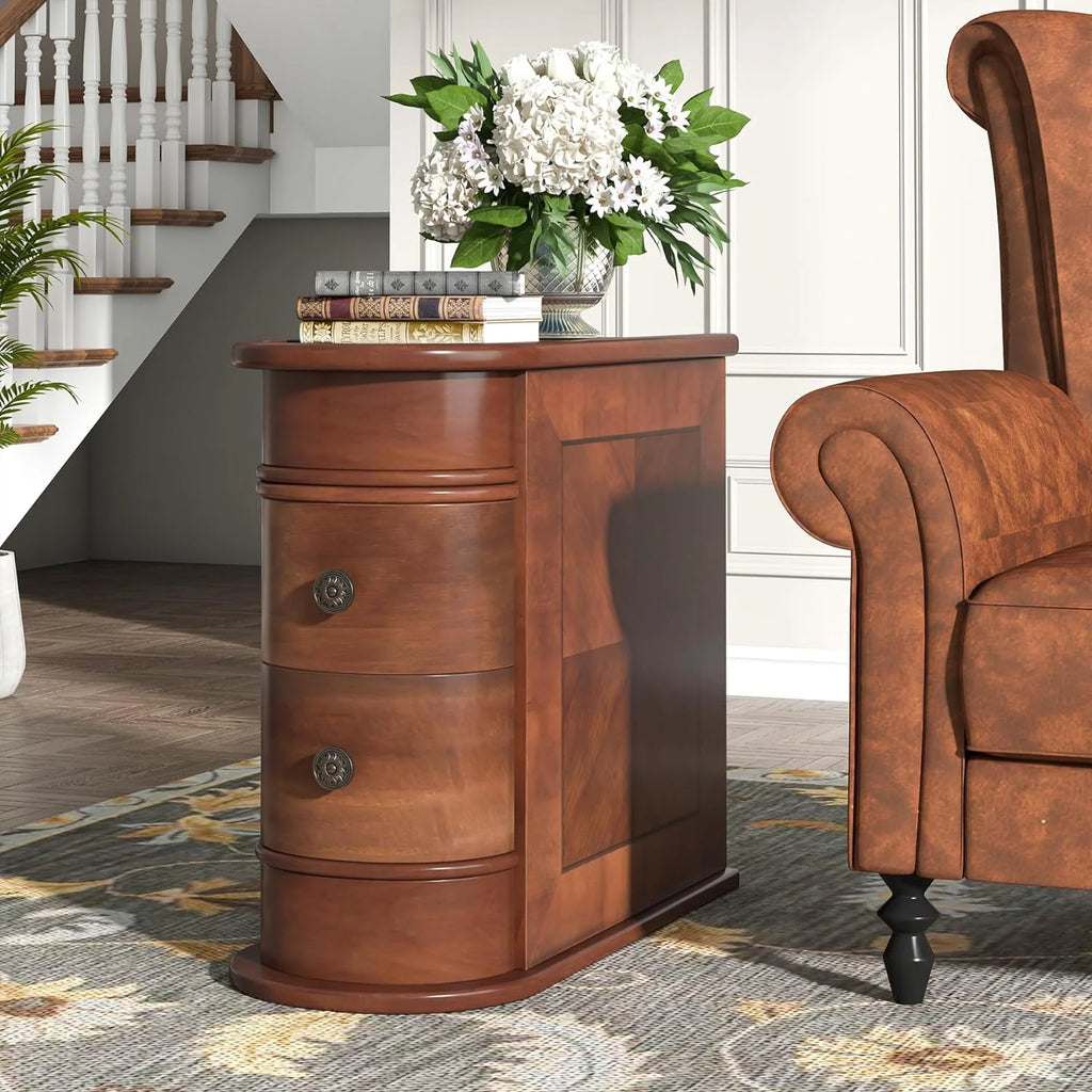 Narrow 2-Drawer End Table Z96387
