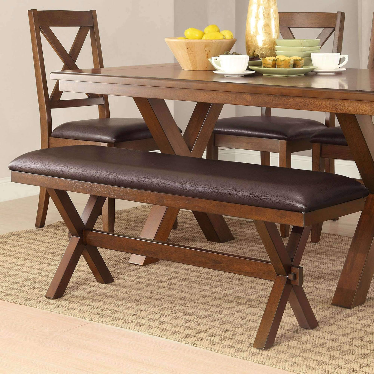 Espresso Dining Bench J388