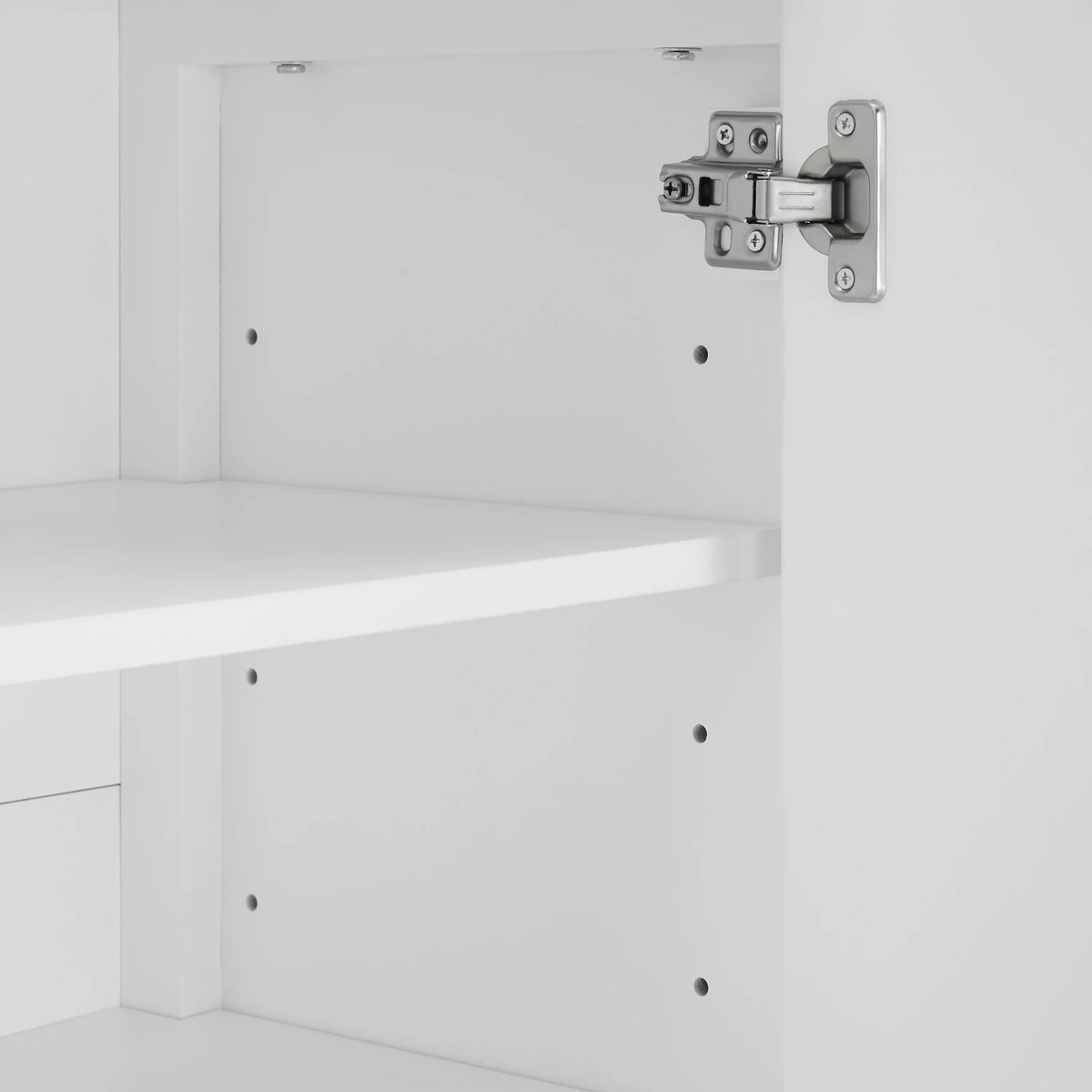 White Accent Cabinet Q91851