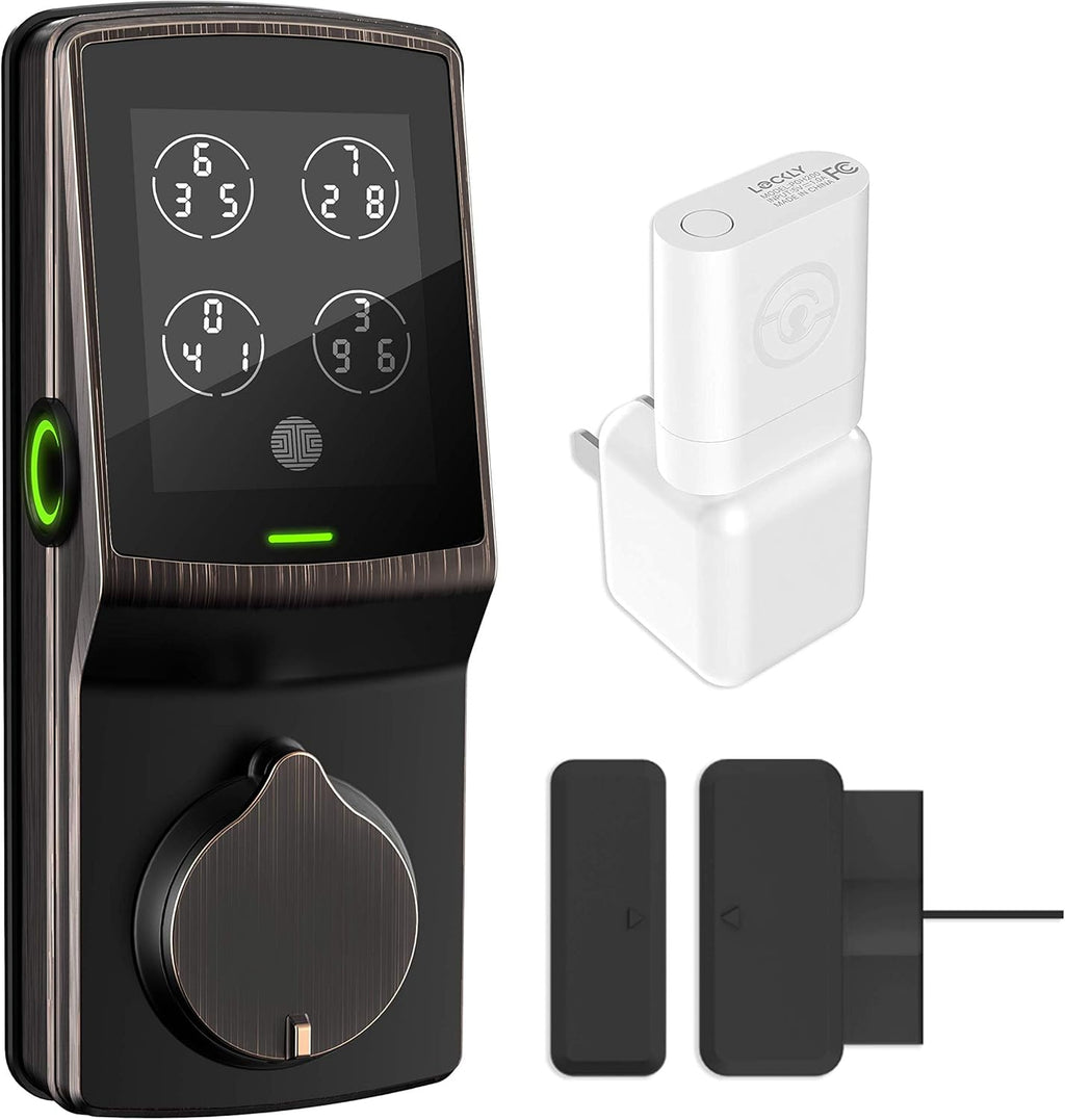 Smart Lock with Fingerprint & Wi-Fi, Keyless Entry Deadbolt Door Lock M756190