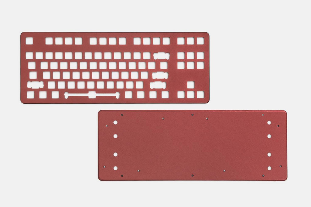 Burgundy Aluminum Case I349