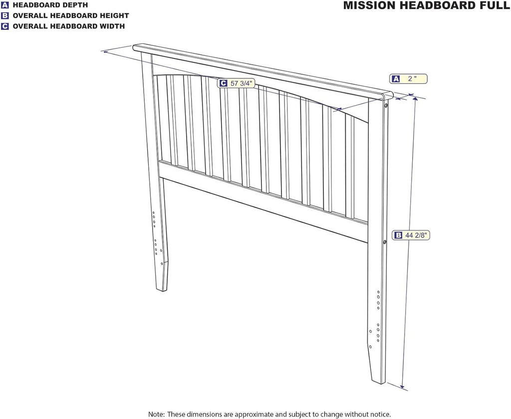 Antique Walnut Full Headboard U62847