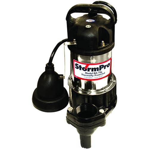3/4 HP Cast Iron Stainless Steel Sump Pump A9494