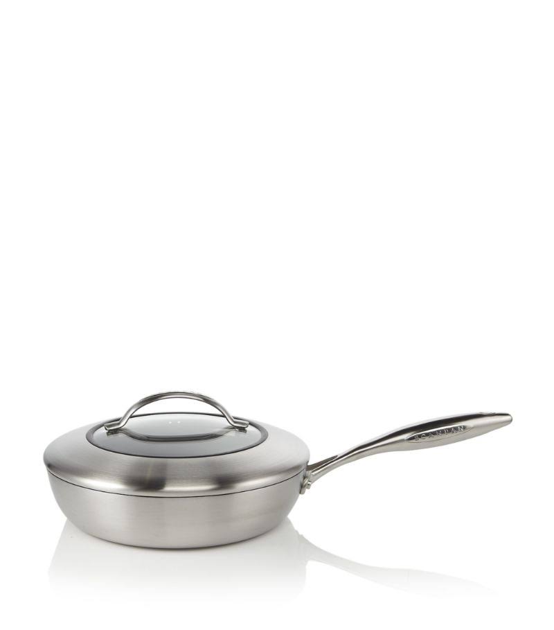 26Cm Silver Saute Pan with Lid Q18577