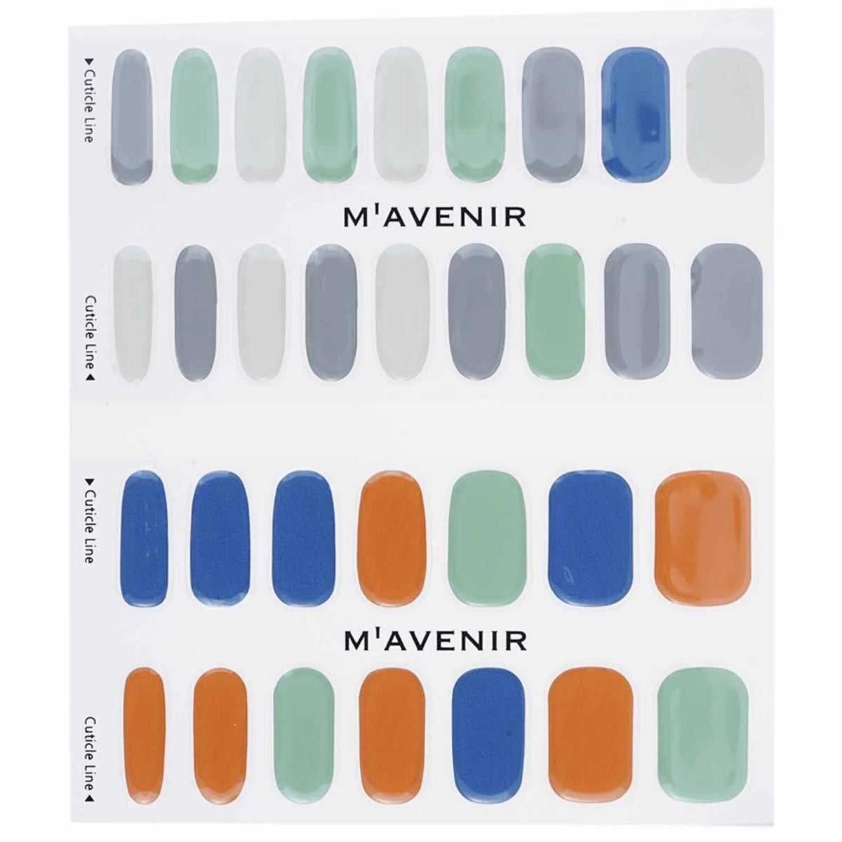 Midnight Desert Nail Sticker 32pcs F3832