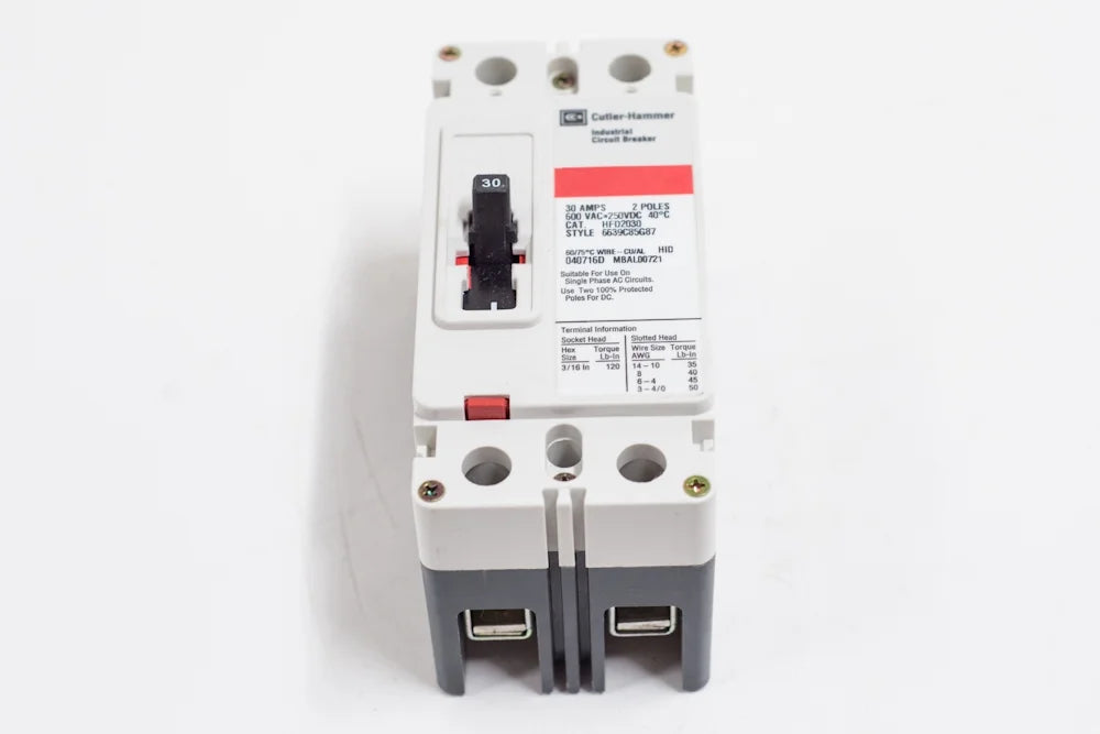 F-FRAME MOLDED CASE CIRCUIT BREAKER 2P 90A 600V W348