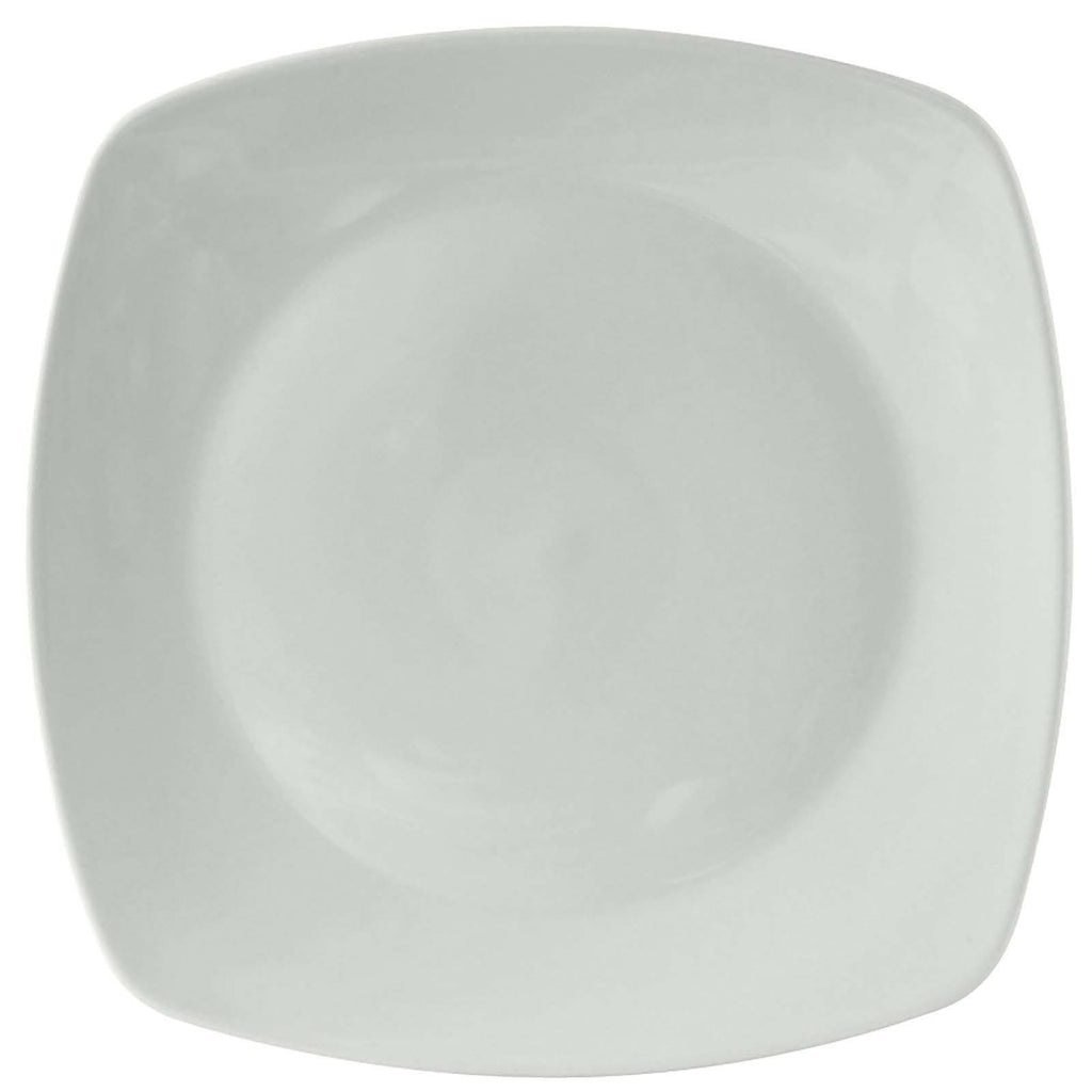 12 3/4x22 Porcelain White Square China Plate - 6/Case G7064