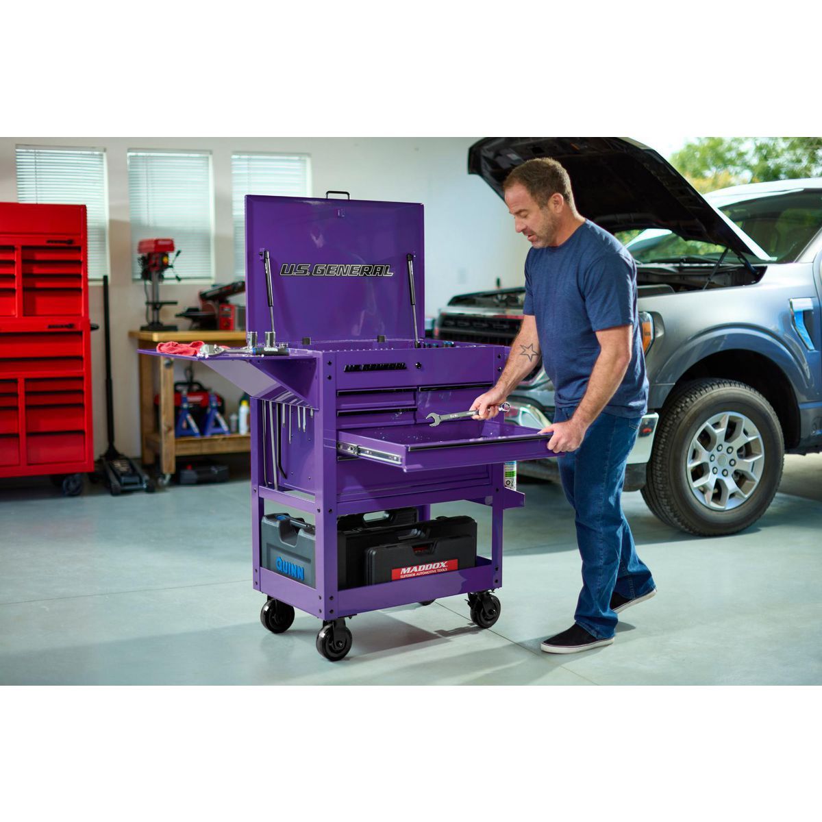 30 in. 5-Drawer Mechanics Cart A8638