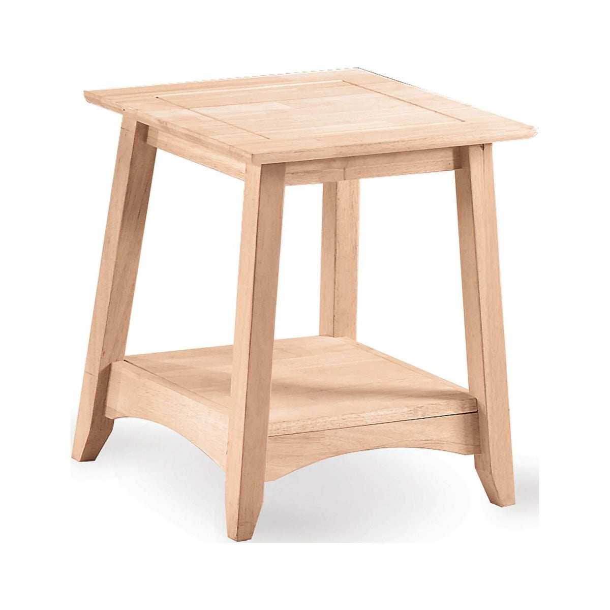Solid Wood Tall End Table Q70797