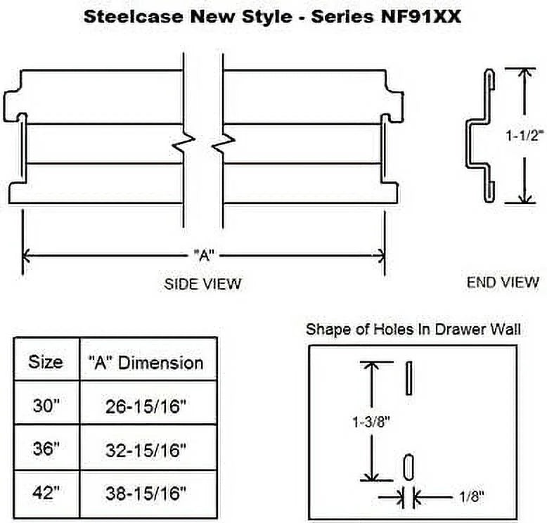 Lateral File Bar 4-Pack M616179
