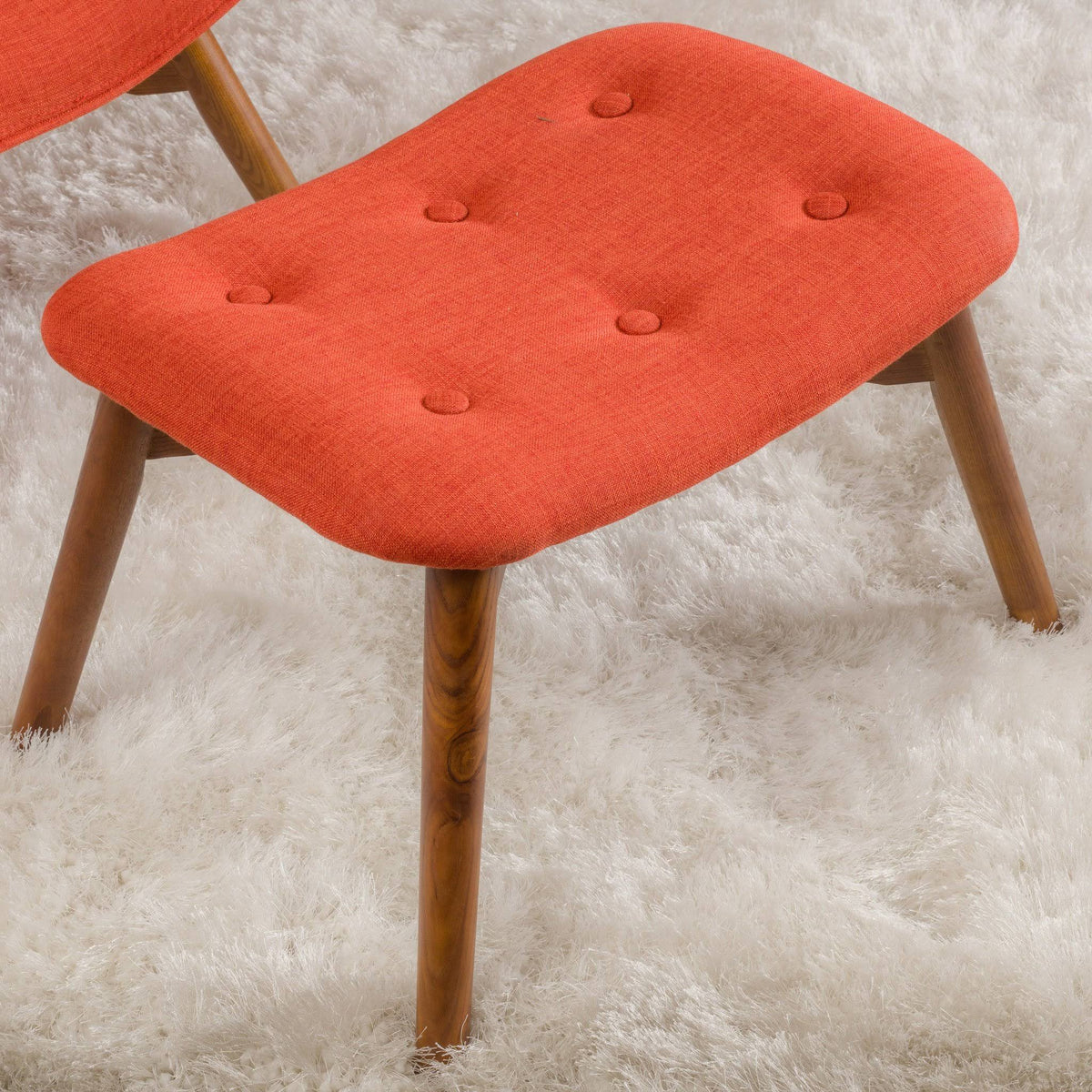 Mid Century Chair Set Orange M761328