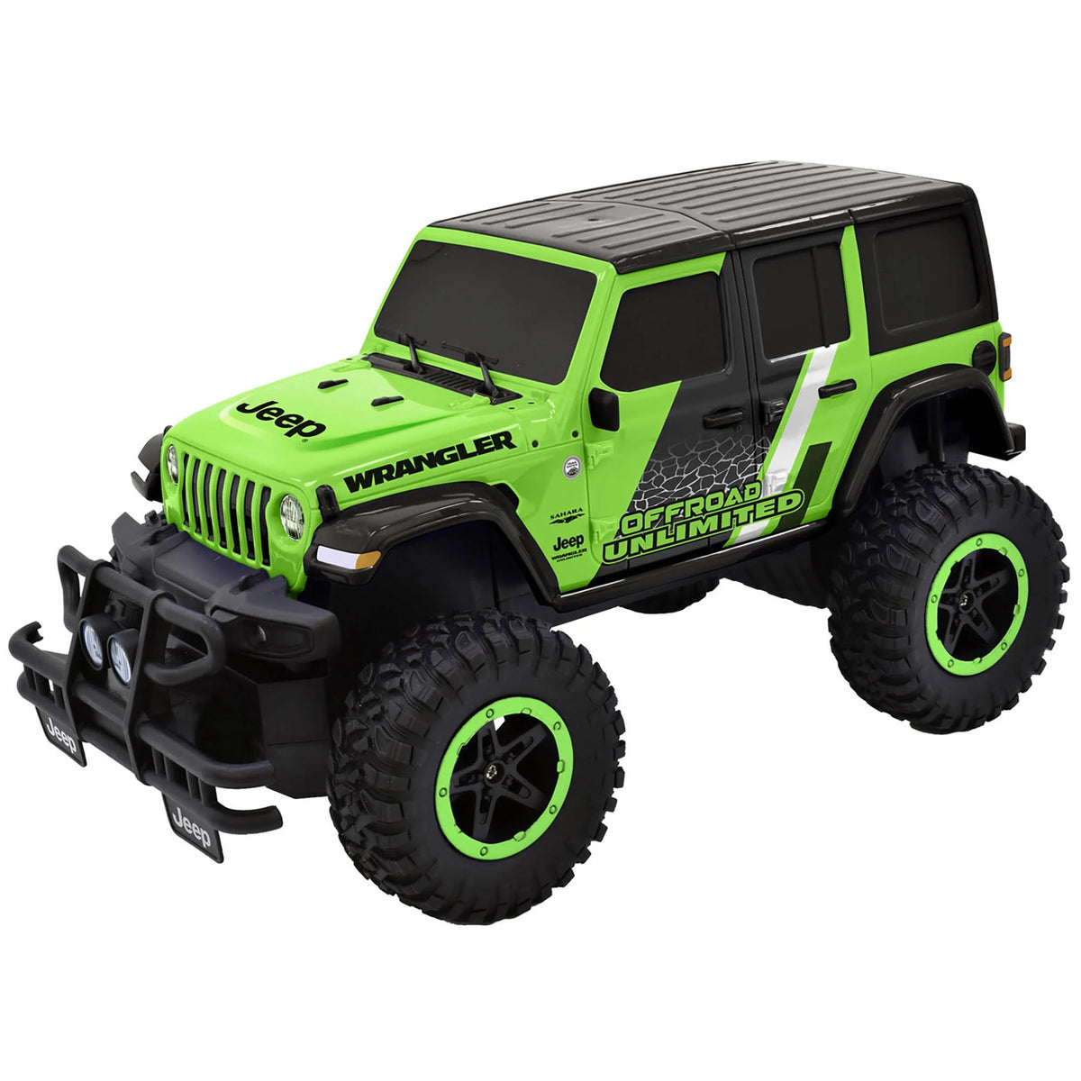 1:16 Scale R/C Jeep Wrangler Sahara Unlimited in Green P599218
