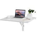 Wall-Mounted Drop-Leaf Folding Table White Y19220