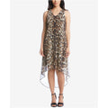 Animal Print Sleeveless High-Low Dress R92363