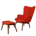 Mid Century Chair Set Orange M761328