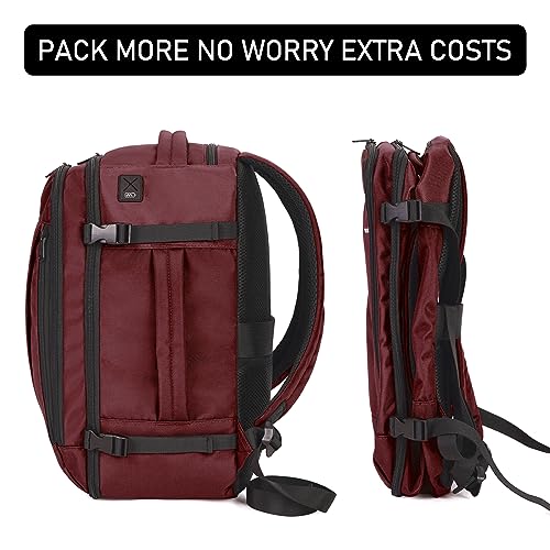 Pink Travel Backpack 18x14x8 Waterproof with Charging Port E51978