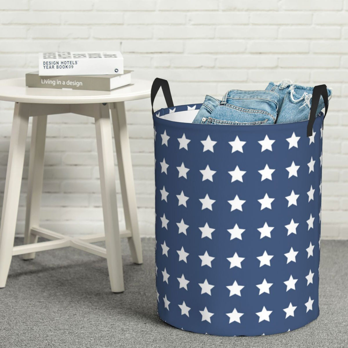 Collapsible Laundry Basket with Handles N40092
