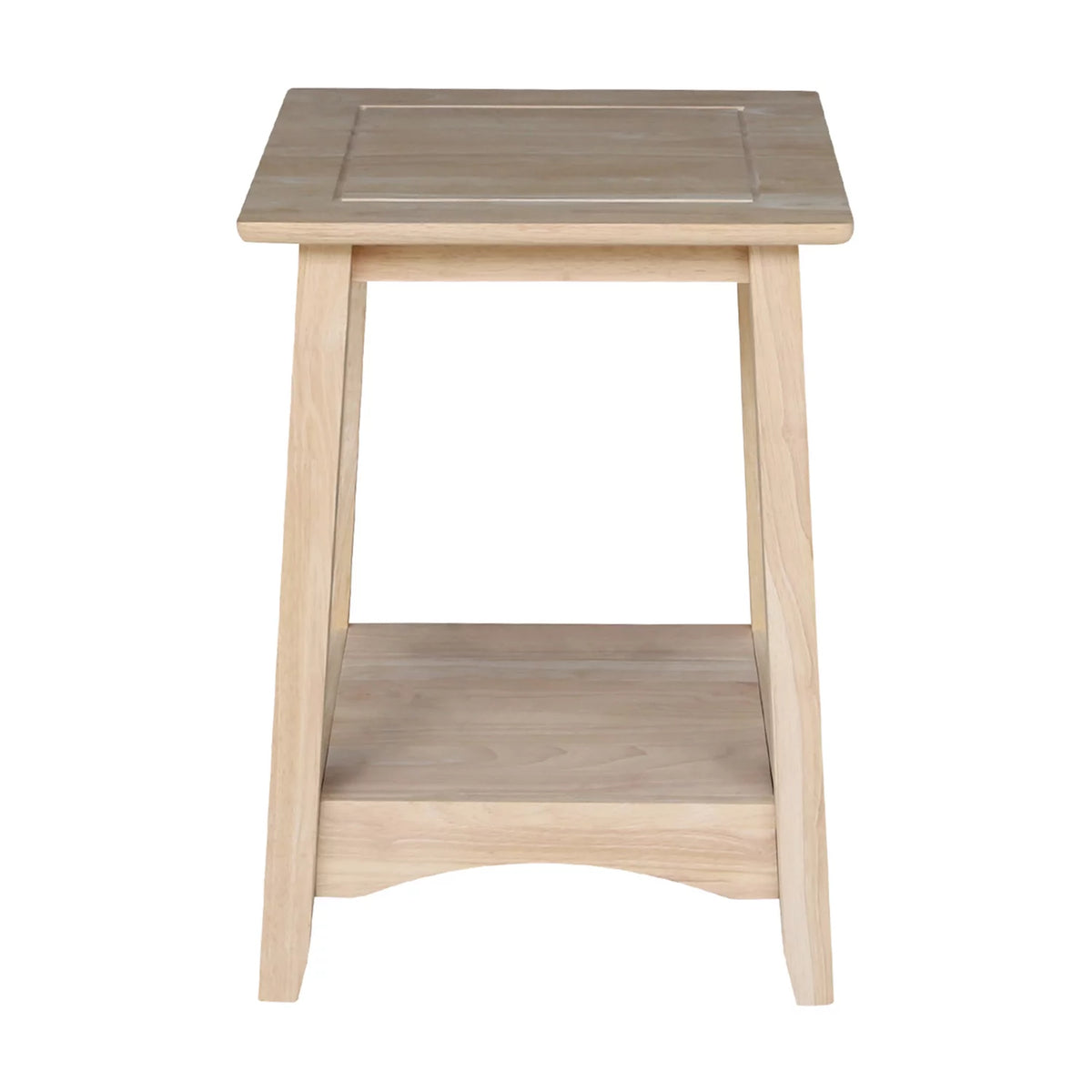 Solid Wood Tall End Table Q70797