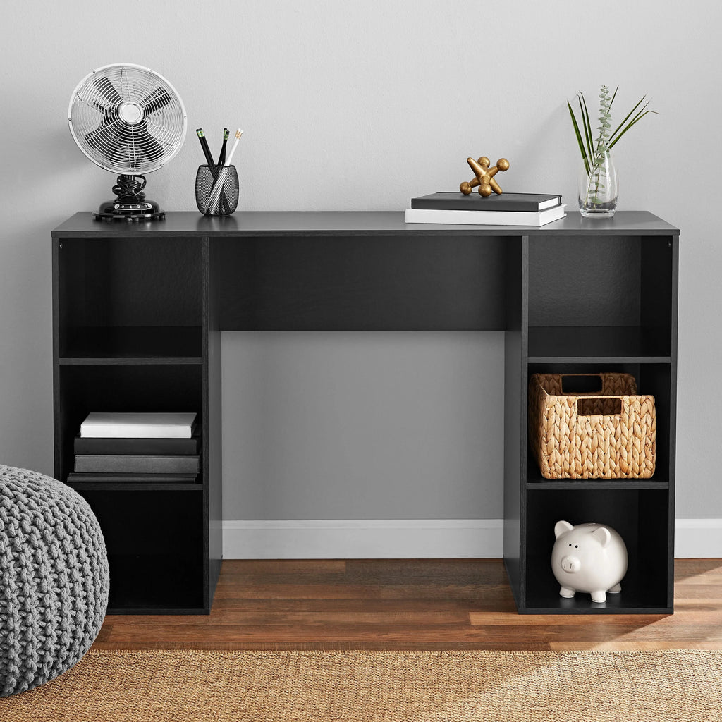 White 6-Cube Storage Computer Desk I1263