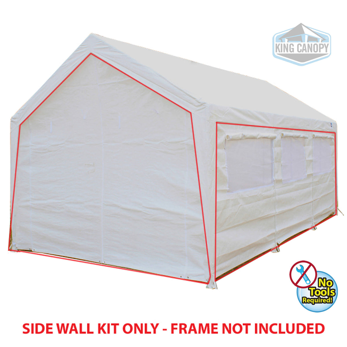 Canopy Sidewall Kit with Flaps and Bug Screen B395665