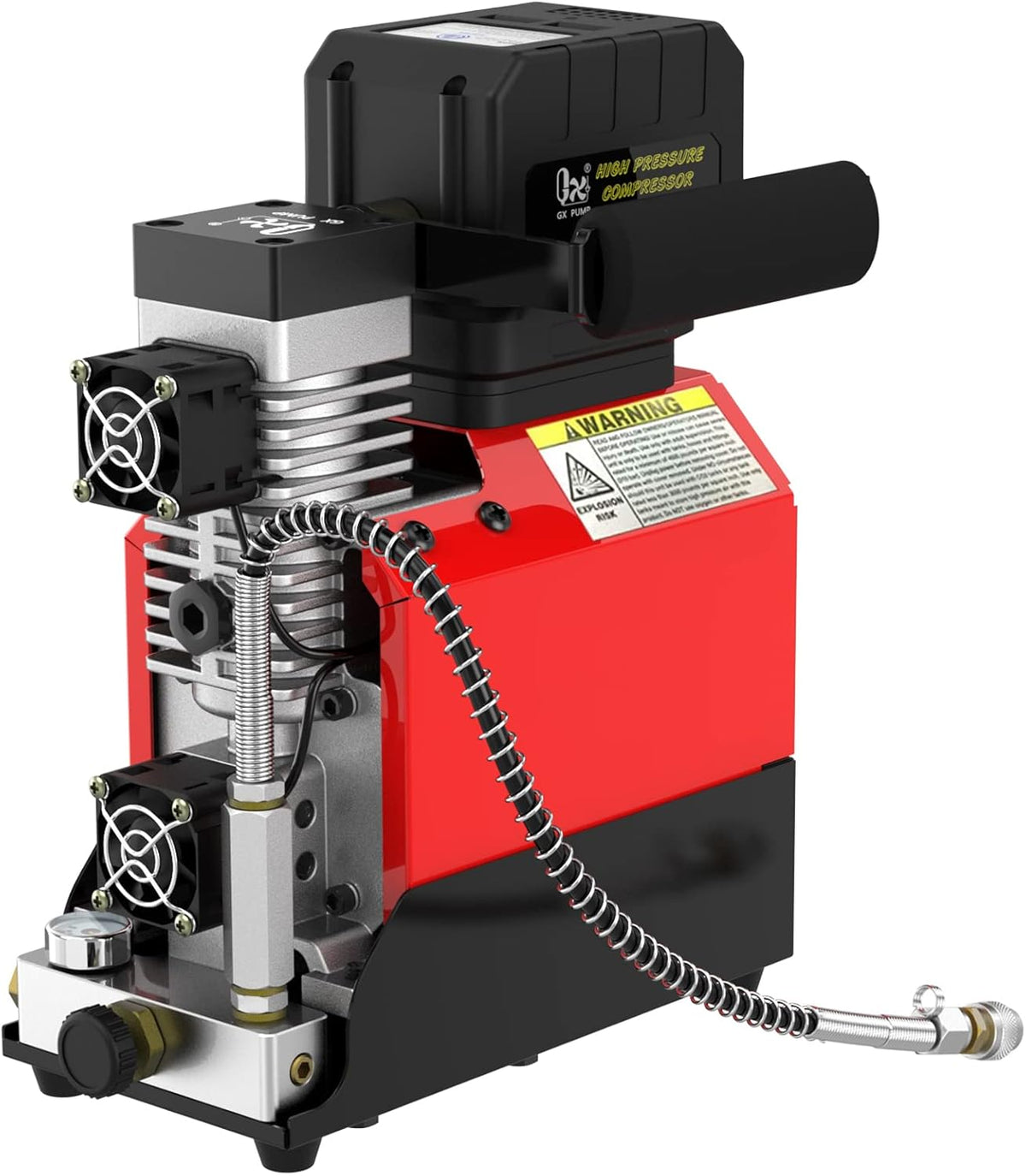 Portable 18V Cordless PCP Air Compressor, 4500Psi/300Bar, Oil-Free W71407